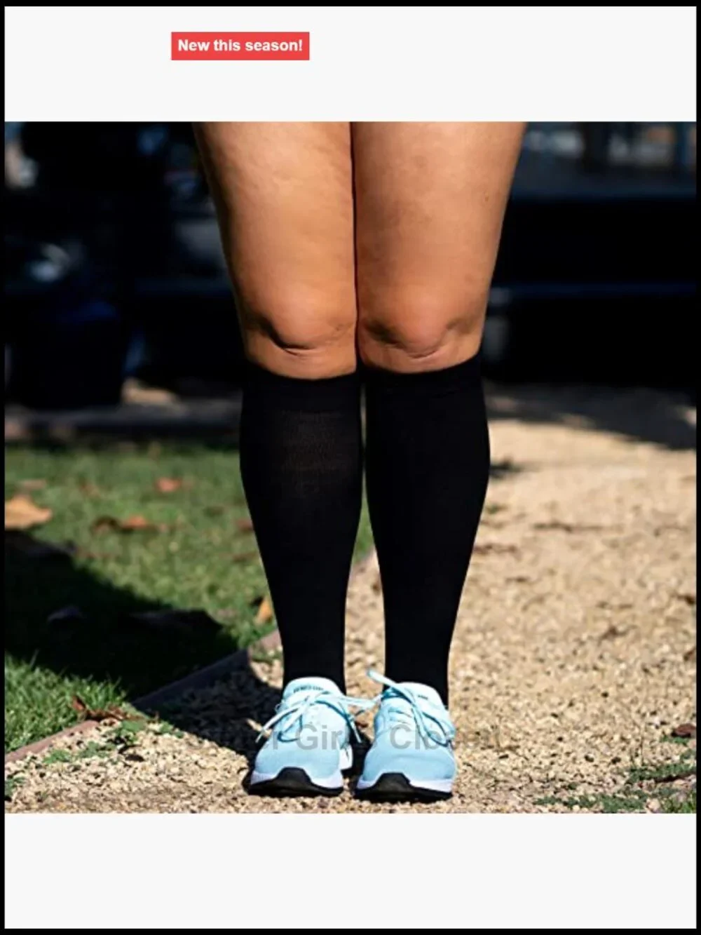 Extra Large Wide Calf Compression Socks 15-20 mmHg for Running Pregnant Travel
